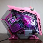 <커스텀 수냉제작 별도문의> 쿠거 퀀커 핑크 아노다이징 도색 오버워치 디바 커스텀 수냉PC, 오버클럭 컴퓨터